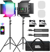 K80RGB Professional Video Light Kit